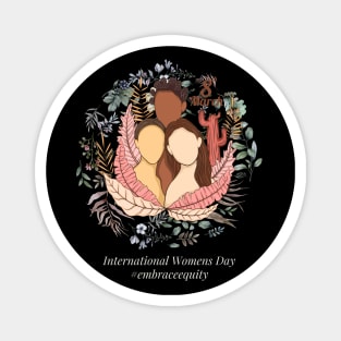 embrace equity international women's day 2023 Magnet